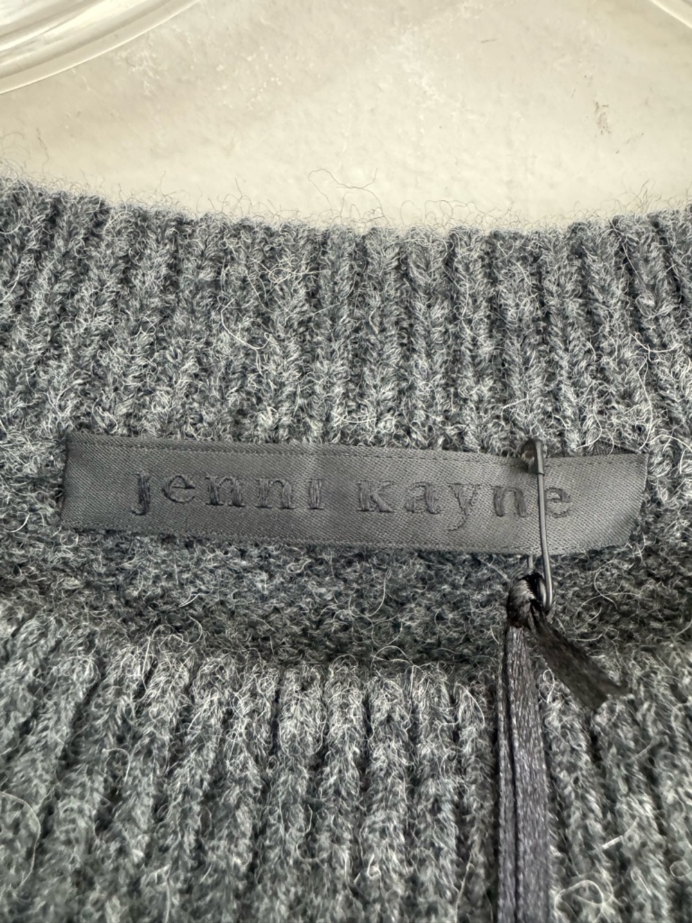 Jenni Kayne Atlas Sweater in Charcoal Grey Size Small. NEW - Picture 9 of 11